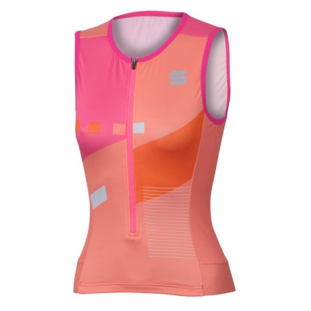 Damen Sportful Training W Ärmelloses Oberteil bubble gum